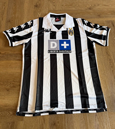 Juventus home black white - black, &